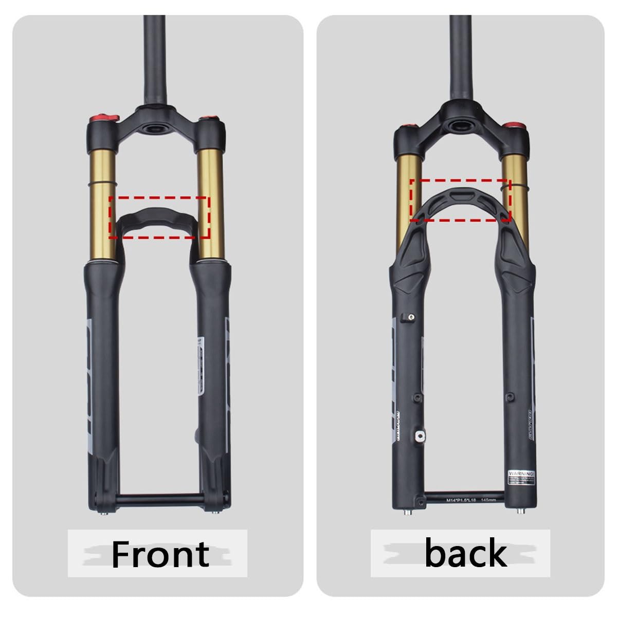 Amazon.co.jp: MTB エアサスペンションフォーク 20